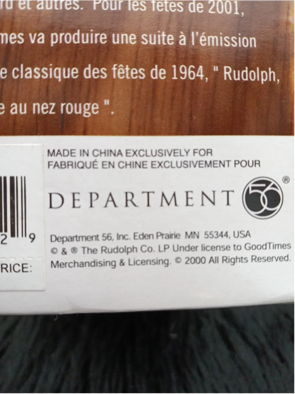 Department 56 Rudolph's Condo North Pole Woods Retired 2000 56885 NEW IN BOX